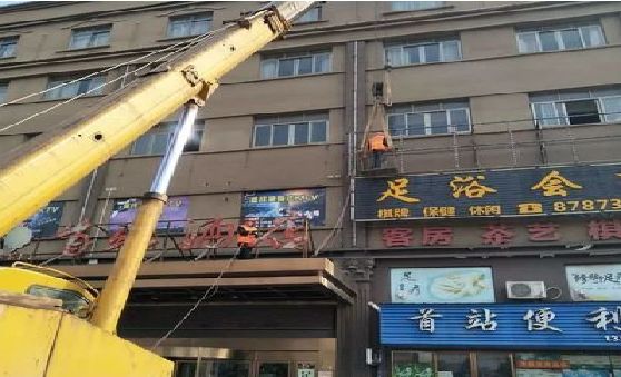 宣城安装较高的门店招牌有什么好的方法？